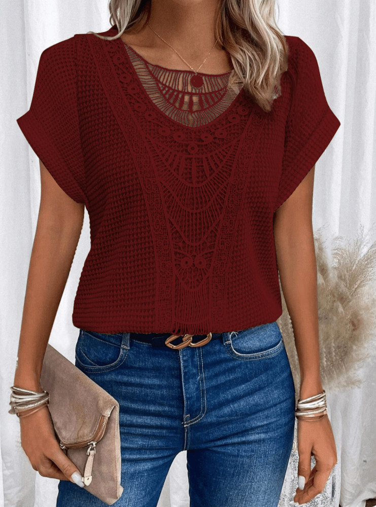 Karin | Elegante Bluse im Ibiza-Stil