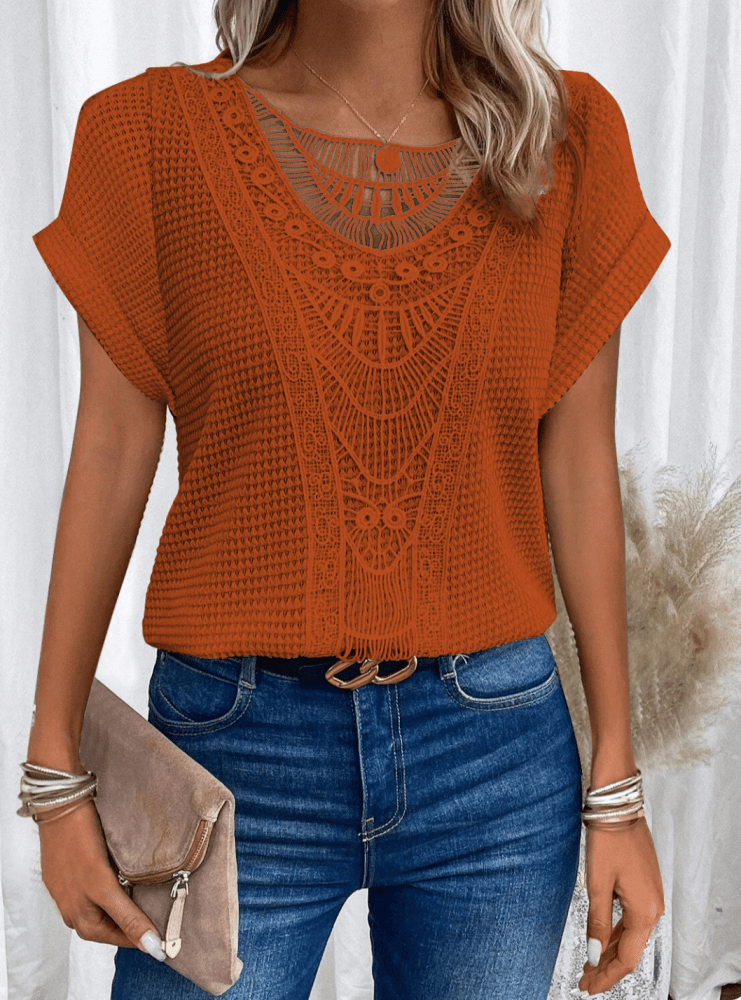 Karin | Elegante Bluse im Ibiza-Stil