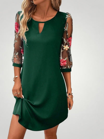 Felina | Elegantes Minikleid mit Transparente Ärmeln